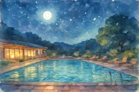 吉池旅館のナイトプールを徹底解説！星空の下で温泉プールを楽しむ魅力とは？