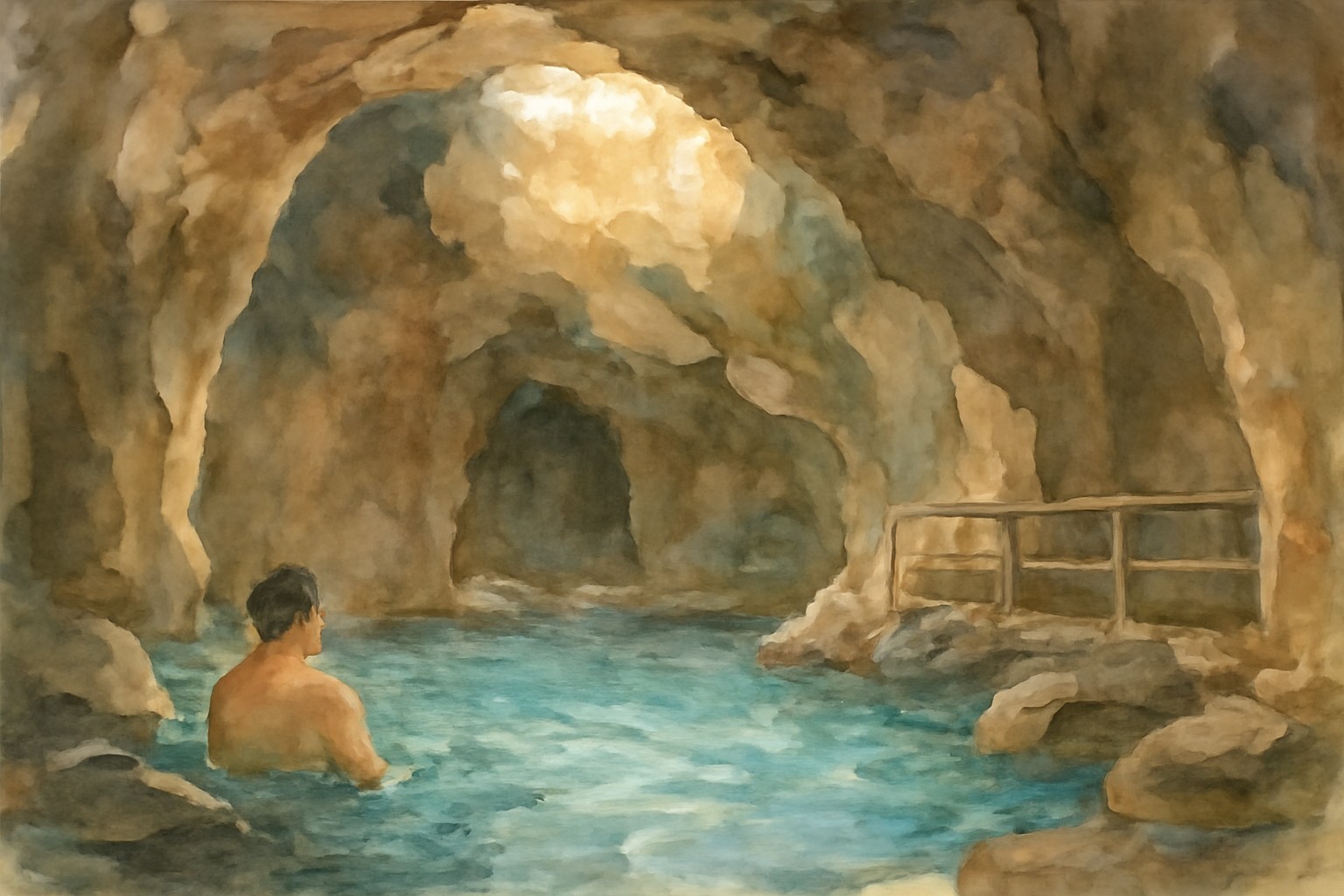 吉池旅館の洞窟風呂って実際どう？男性限定の冒険スポットを徹底レポート！