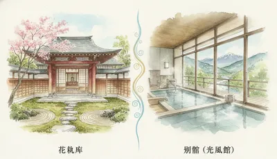 本陣平野屋 花兆庵と別館の違いは？グレードから料金まで徹底比較！