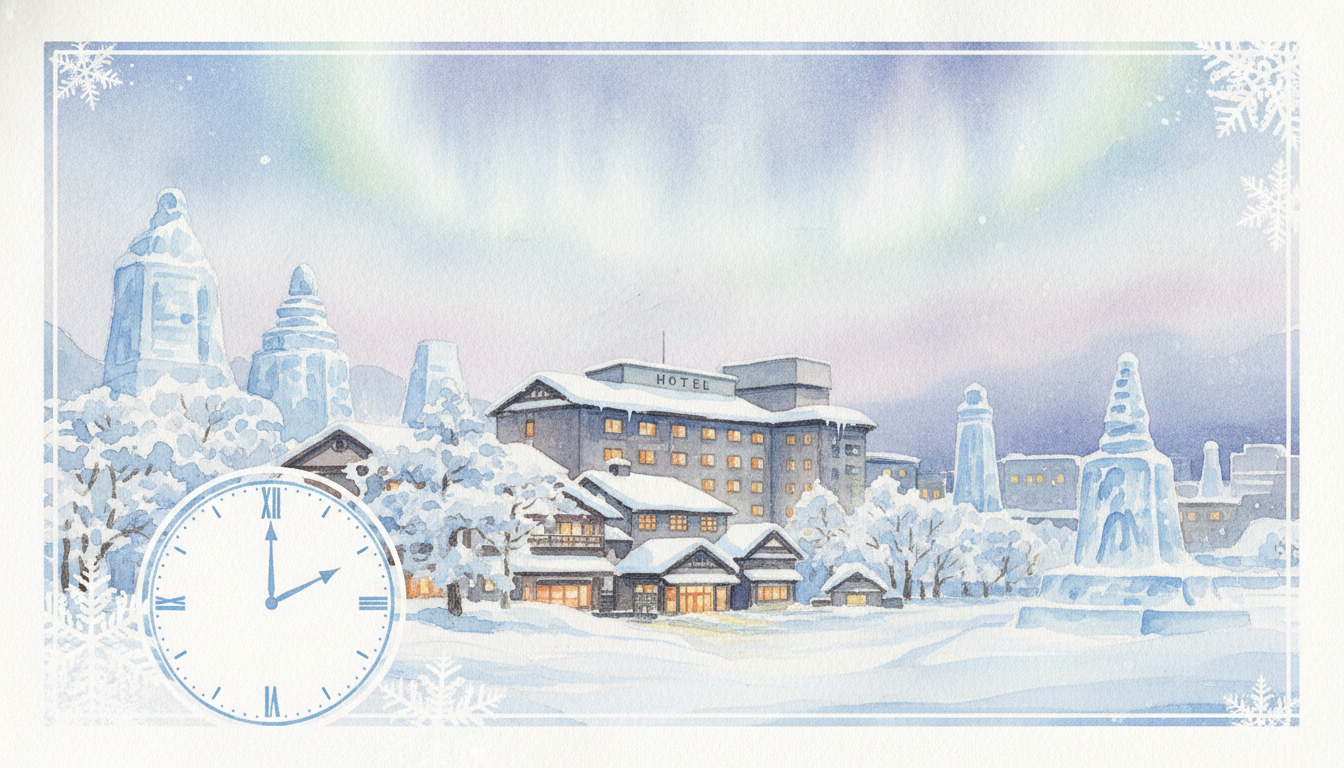 札幌雪まつりのホテル予約は開催6か月前からがベスト